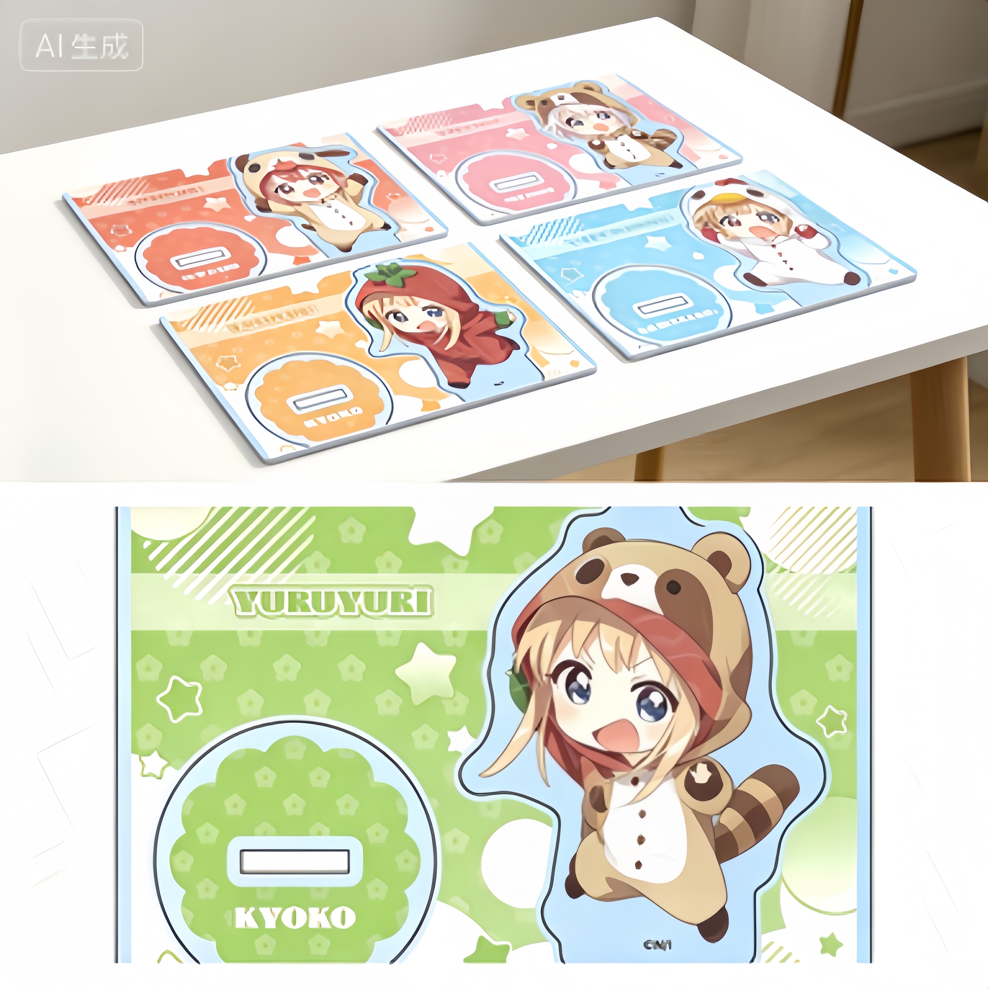 Cosplay Prop Painting - Wholesale Anime YuruYuri Acrylic Stand Model