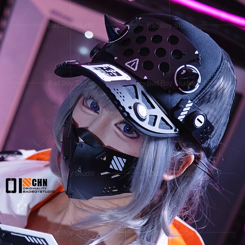 Cosplay Prop Making - 2025 Game Cyberpunk Cosplay Mask Accessories