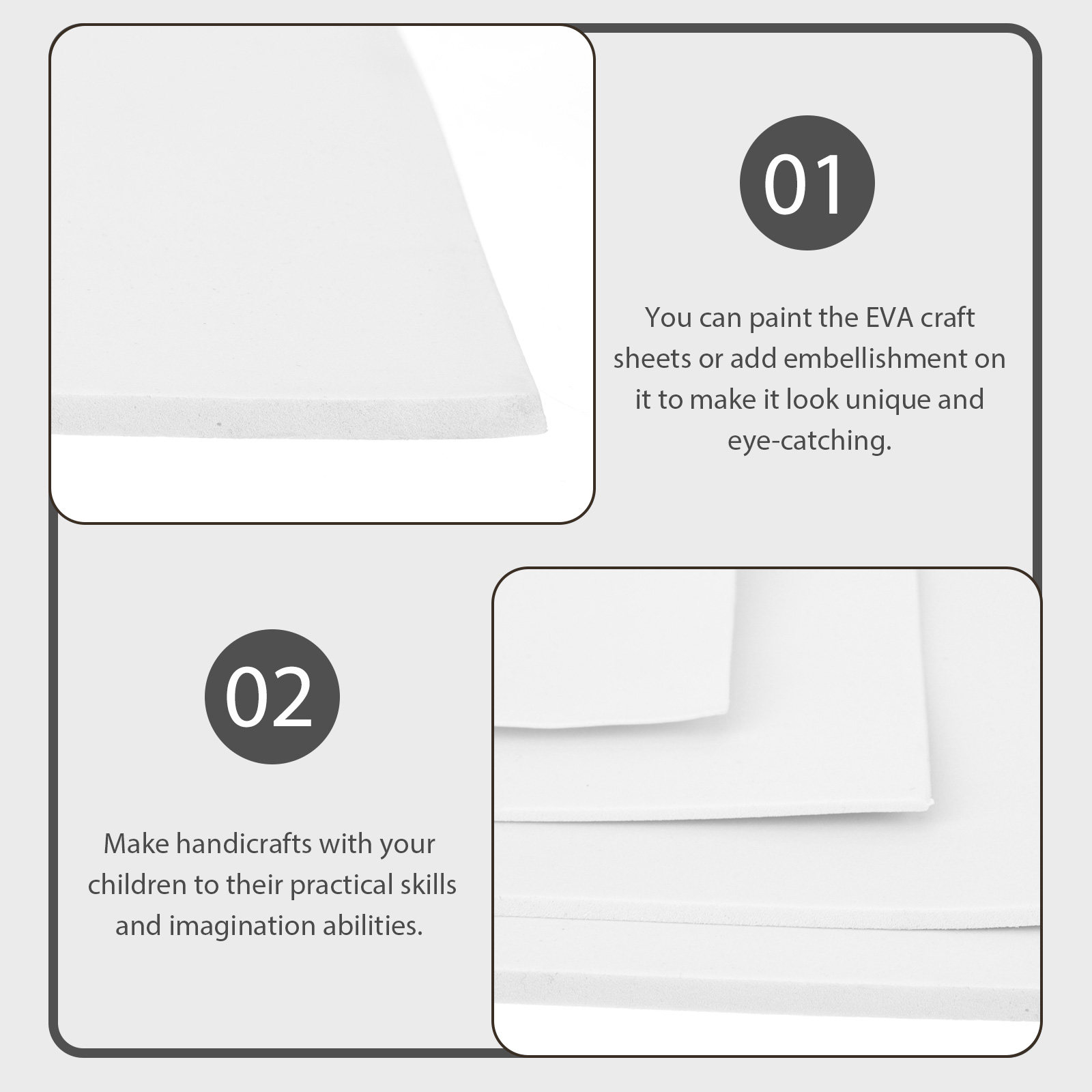 4Pcs Eva Foam Sheets for Cospl – обзор и цена Cosplay Props Eva Foam