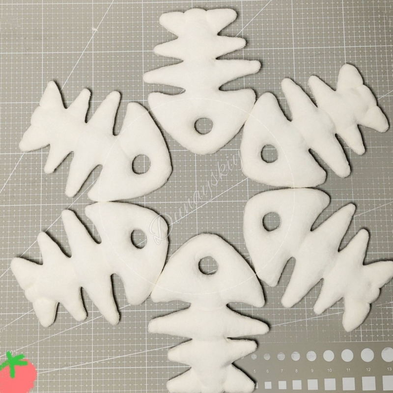 Plush Fishbone Keychain For Fu – обзор и цена Fishbones Cosplay Prop