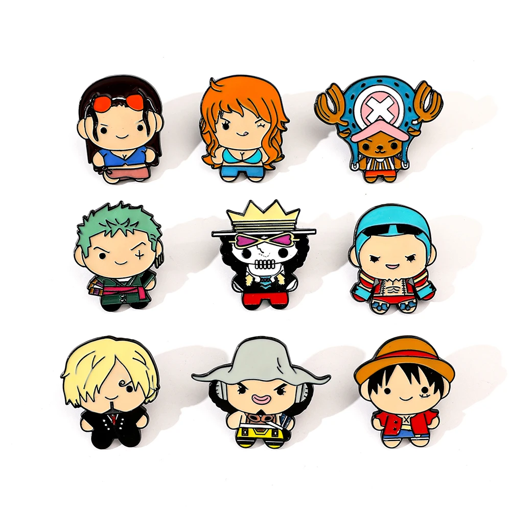 9 Pcs Creative Cartoon Brooch  – обзор и цена Cosplay Prop Bag