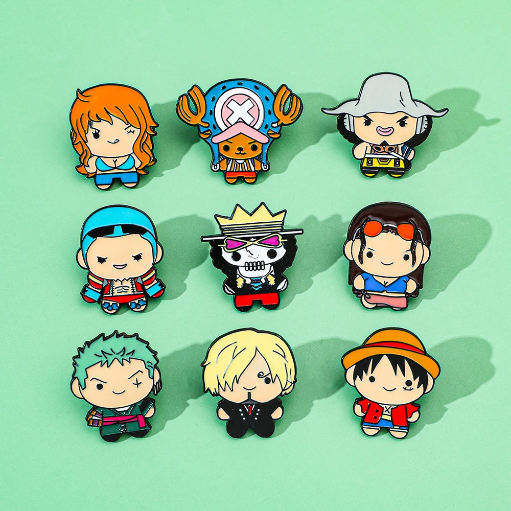 9 Pcs Creative Cartoon Brooch  – обзор и цена Cosplay Prop Bag
