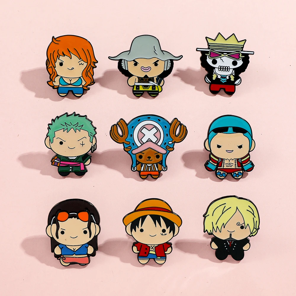 9 Pcs Creative Cartoon Brooch  – обзор и цена Cosplay Prop Bag