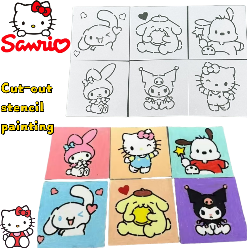 sanrio Hello kitty Kuromi My m – обзор и цена Cosplay Prop Painting
