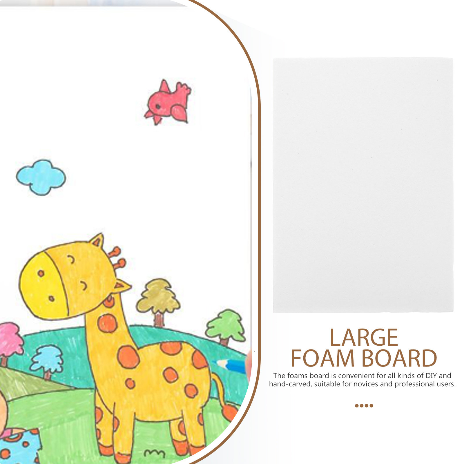 10Pcs Blank Foam Boards Large  – обзор и цена Cosplay Prop Foam Board