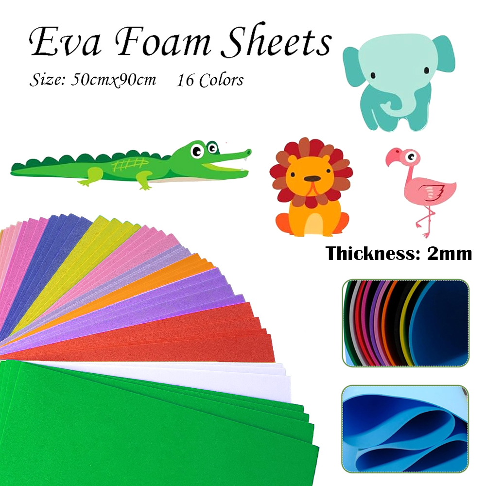 16 Colors Colorful EVA Foam Sh – обзор и цена Cosplay Props Eva Foam