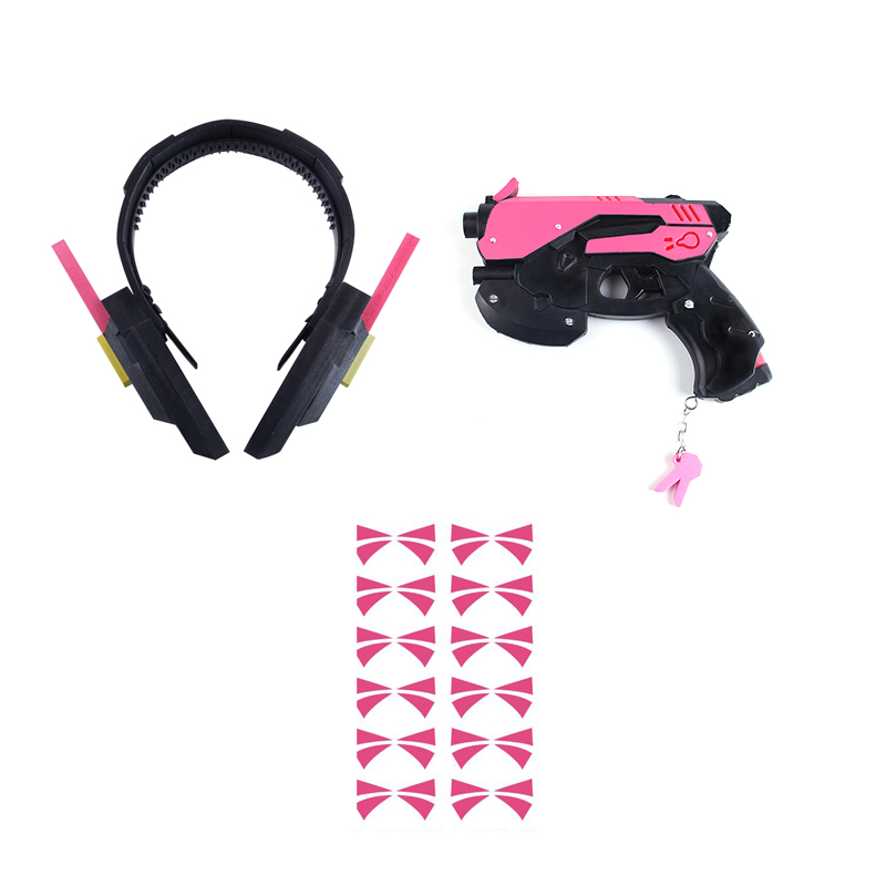 Game Overwatch Dva Cosplay Cos – обзор и цена Cosplay Prop Pistol
