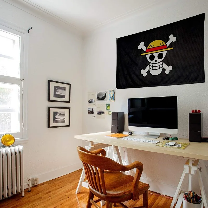 One Piece 90x150cm Pirate Skul – обзор и цена Cosplay Prop Painting