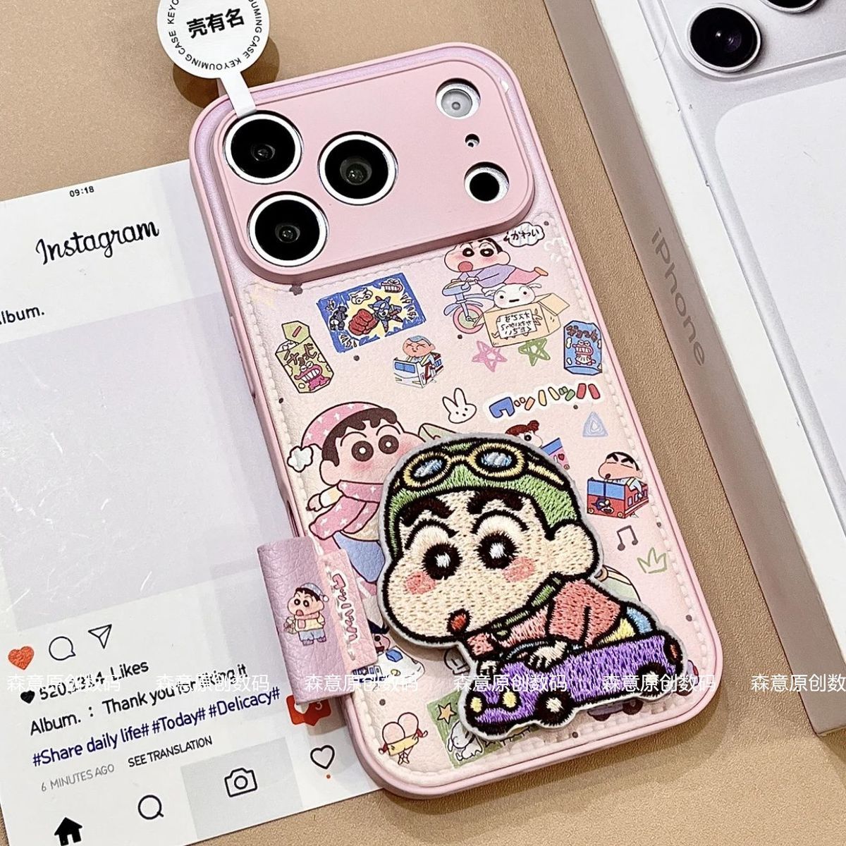 Crayon Shin chan phone case su – обзор и цена Cosplay Prop Pattern
