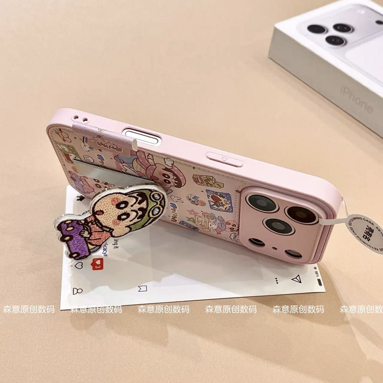 Crayon Shin chan phone case su – обзор и цена Cosplay Prop Pattern