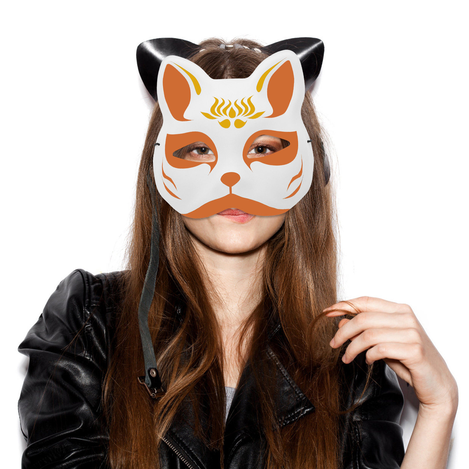 1Set DIY Blank Fox Cat Mask Ha – обзор и цена Cosplay Prop Painting
