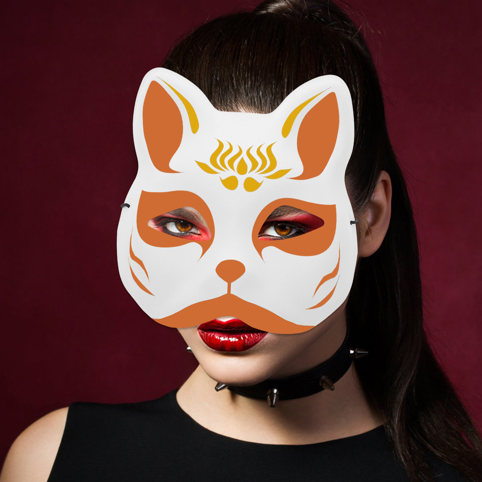 1Set DIY Blank Fox Cat Mask Ha – обзор и цена Cosplay Prop Painting